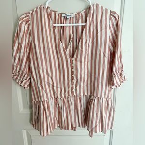 Madewell striped blouse